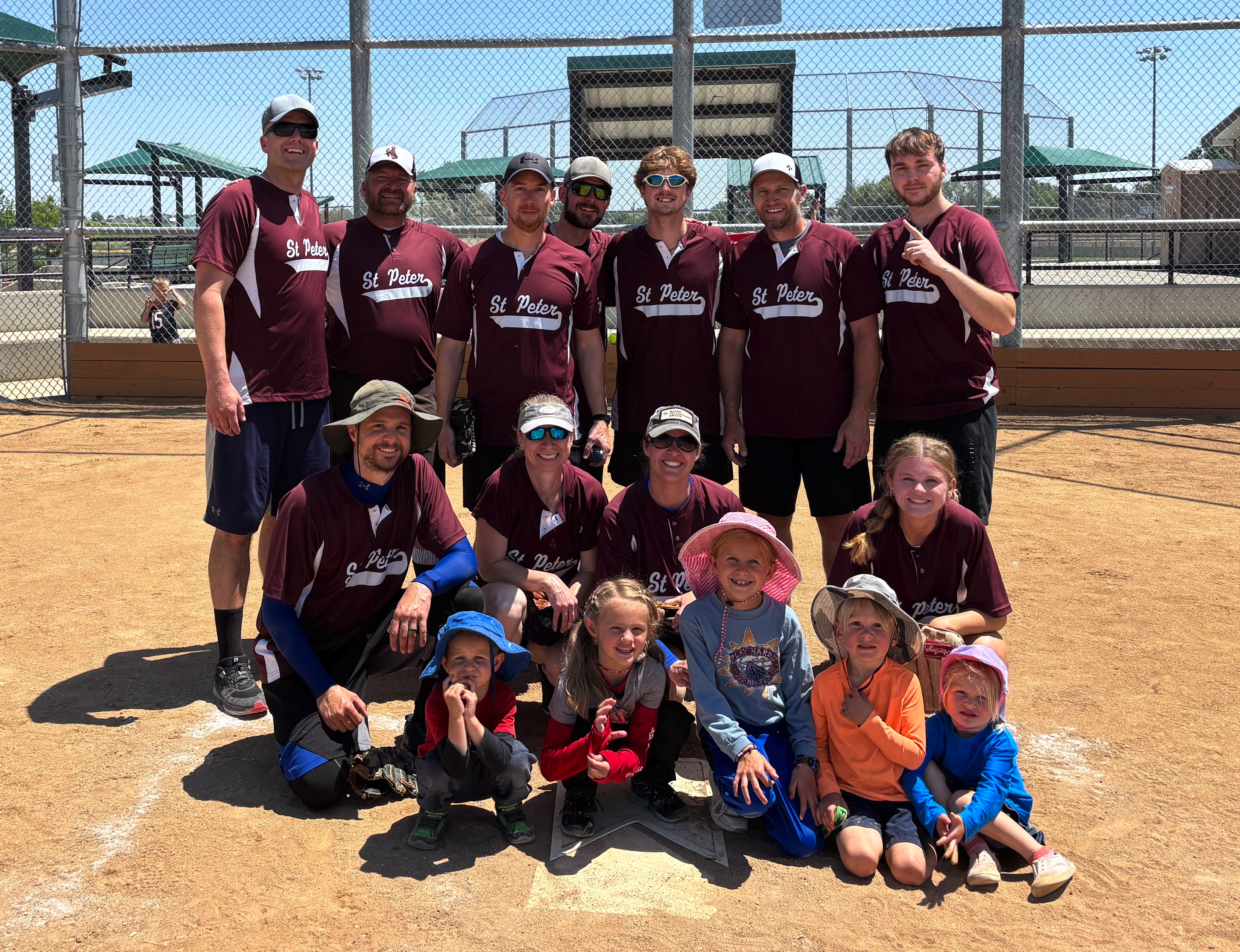 St Peter softball team