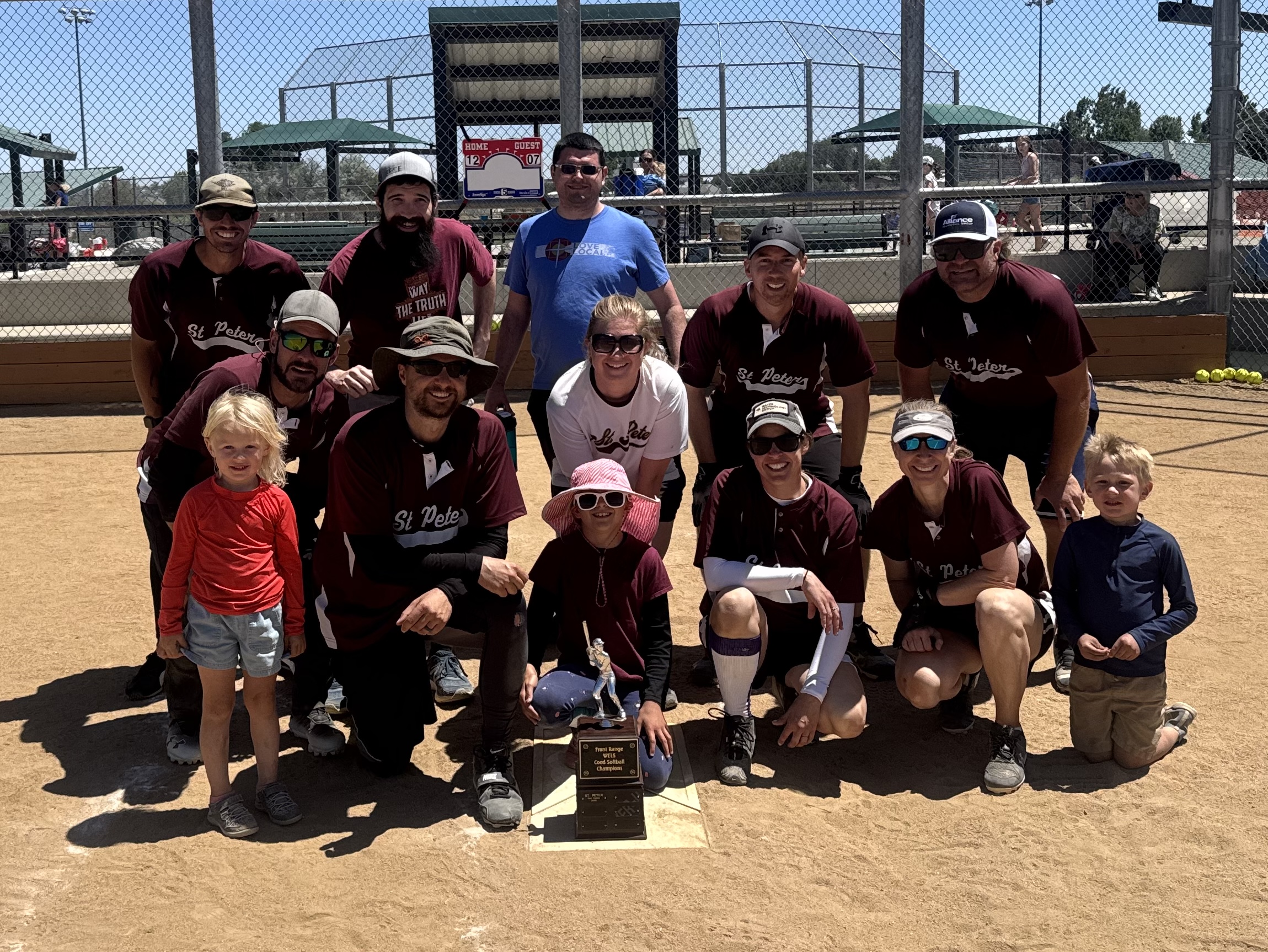 St Peter softball team